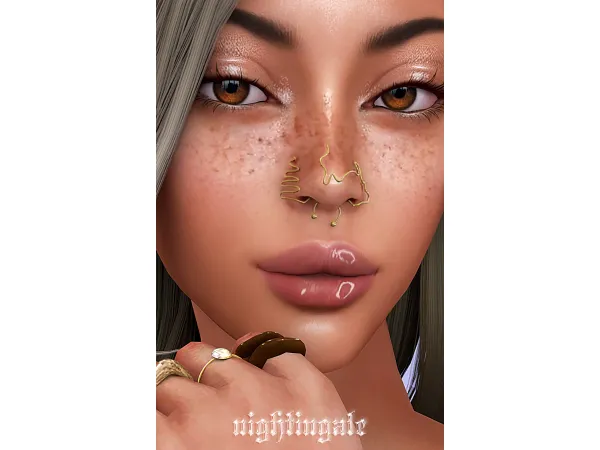 Yahina Nose Cuff Set by Nightingale Sims
