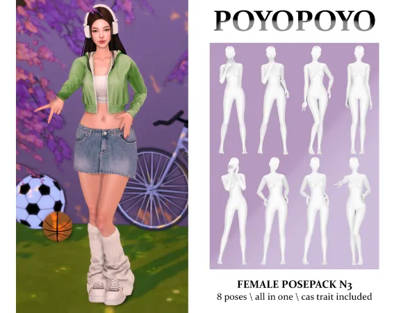Female Posepack N3 by PoyoPoyo