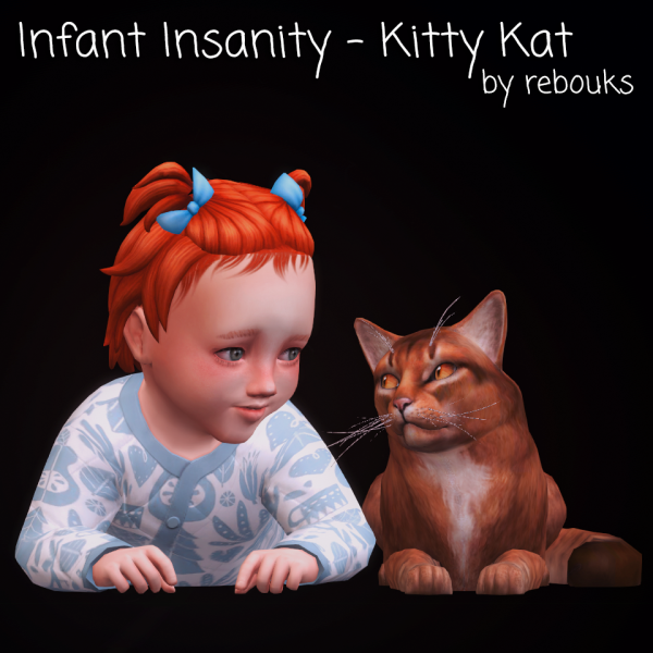 Mix Infant Insanity Kitty Kat by simsfinds - The Sims 4 Custom Content