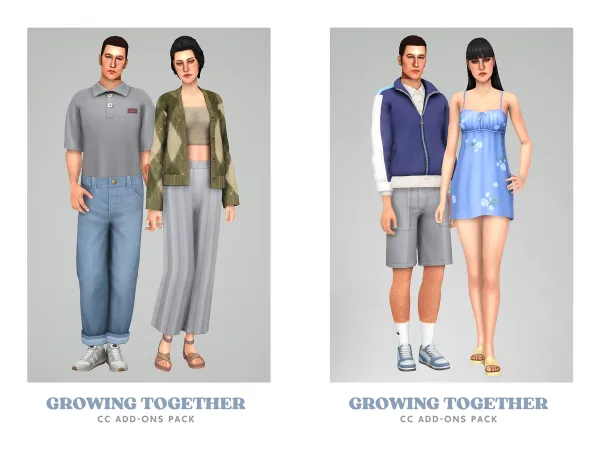 Maxis Match Growing Together Add Ons I by AdrienPastel - The Sims 4 Custom Content