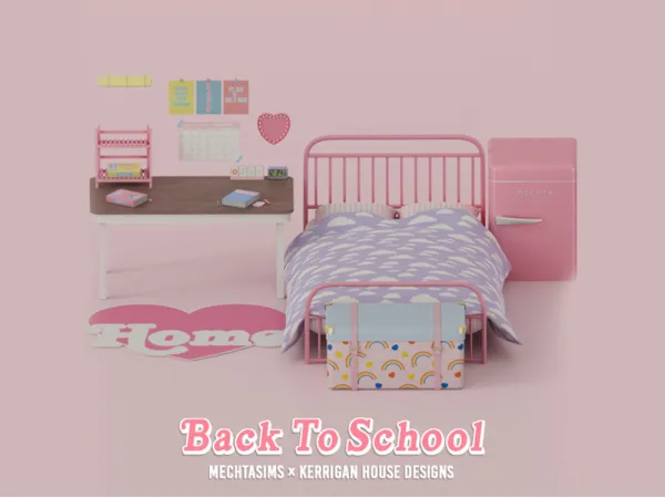 Alpha Back To School Set by mechtasims - The Sims 4 Custom Content
