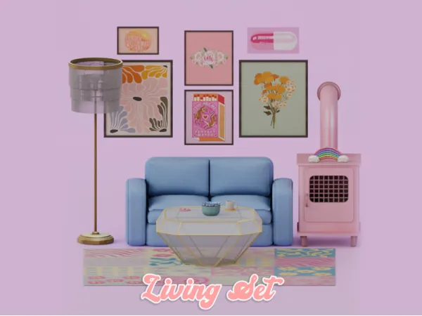 Living Set by MechtaSims