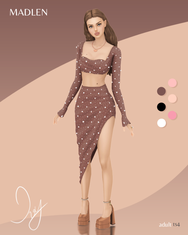 Maxis Match Ivy Outfit by madlensims - The Sims 4 Custom Content