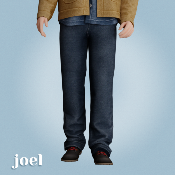 Alpha Joel jeans by amelylina - The Sims 4 Custom Content