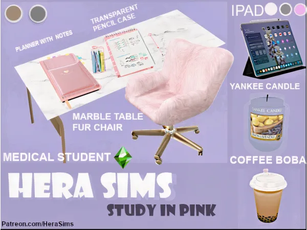 Study in pink by Hera Sims