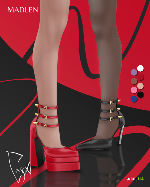 Maxis Match Cassia Pumps by madlensims - The Sims 4 Custom Content