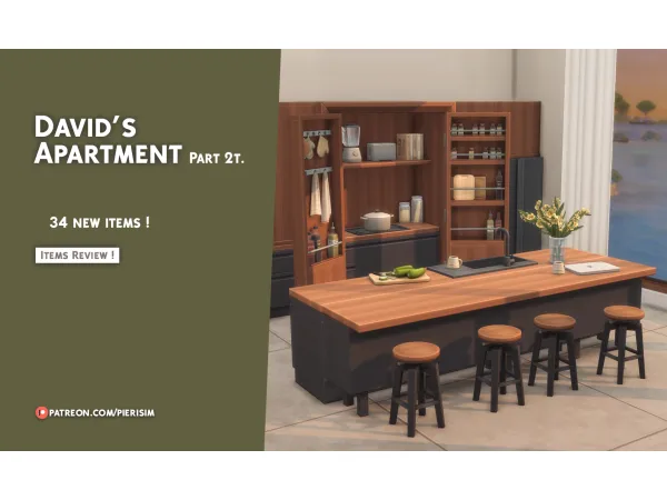 Maxis Match David's Apartment part 2 by simsfinds - The Sims 4 Custom Content