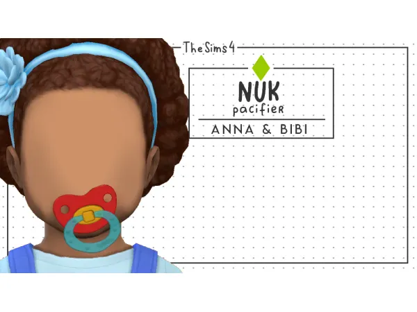 Mix NUK pacifier [AnnaBibi] by Anna Bibi - The Sims 4 Custom Content