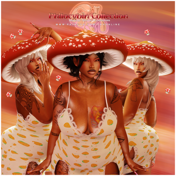 Mix FKA Presents Philocybin Collection by simsfinds - The Sims 4 Custom Content
