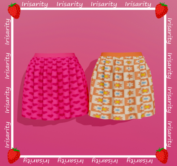 Alpha Love Skirt by simsfinds - The Sims 4 Custom Content