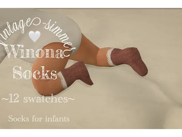 Maxis Match Winona socks (infants) by simsfinds - The Sims 4 Custom Content