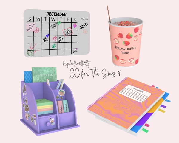 Alpha FURNITURE DECEMBER N1 by psychicpeanutkitty - The Sims 4 Custom Content