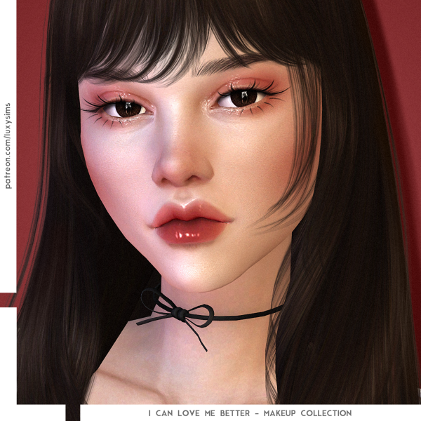 Alpha I Can Love Me Better Makeup Collection by luxysims - The Sims 4 Custom Content