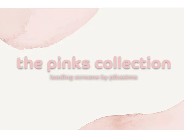 Mix the pink loading screens by simsfinds - The Sims 4 Custom Content