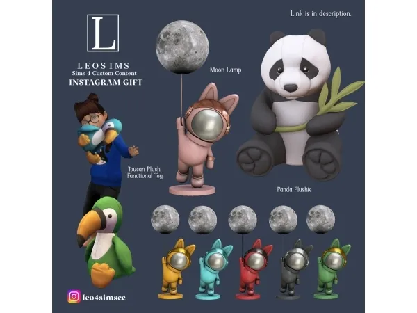 Alpha Instagram Gift - The Sims 4 Custom Content