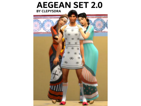 Maxis Match Aegean Set 20 - The Sims 4 Custom Content