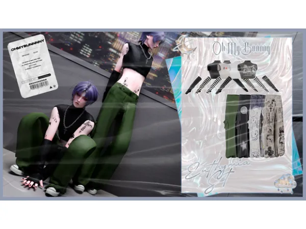 Alpha KITTEN EUTHYMIA SET by ohmybunnny2 - The Sims 4 Custom Content