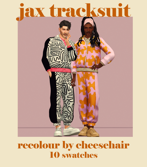Maxis Match jax tracksuit by simsfinds - The Sims 4 Custom Content