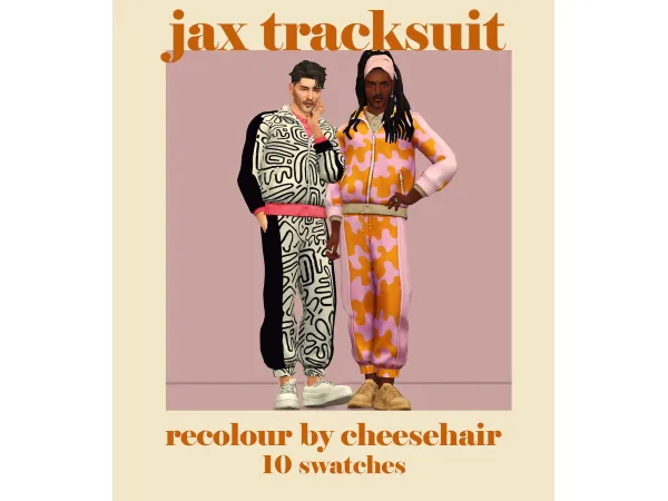 Maxis Match jax tracksuit by cheesehair - The Sims 4 Custom Content