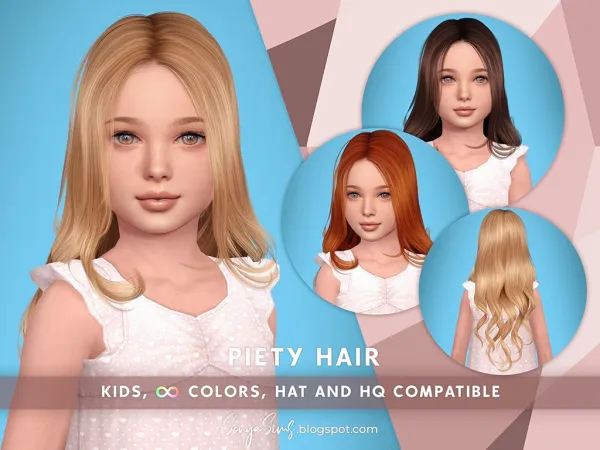 Piety Hair Kids Version by SonyaSims