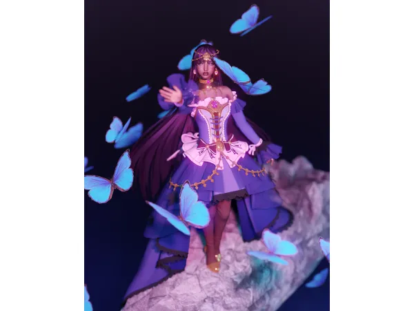 Alpha Time Princess Cyrus Flair by Simsonico - The Sims 4 Custom Content