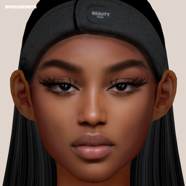 Alpha 3D LASHES L44 L45 L46 by simsfinds - The Sims 4 Custom Content