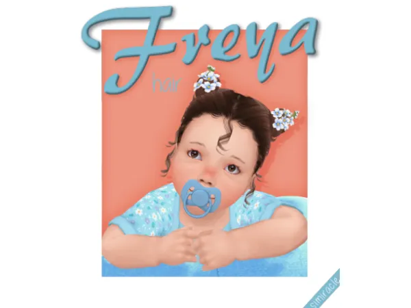 Alpha Tsminh Freya Infant Version - The Sims 4 Custom Content