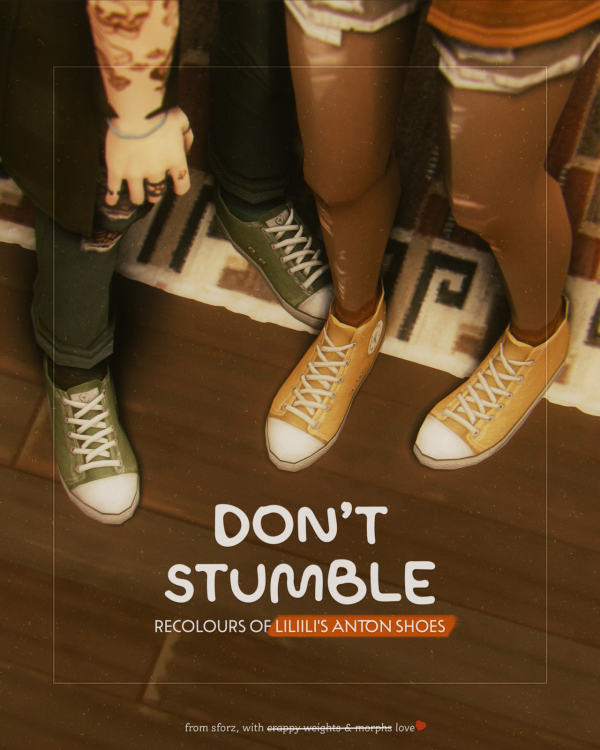 Maxis Match dont stumble recolours of liliilis anton shoes by simsfinds - The Sims 4 Custom Content