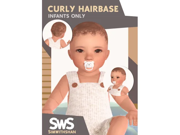 Infant Hairbase - Curls by SimwithShan