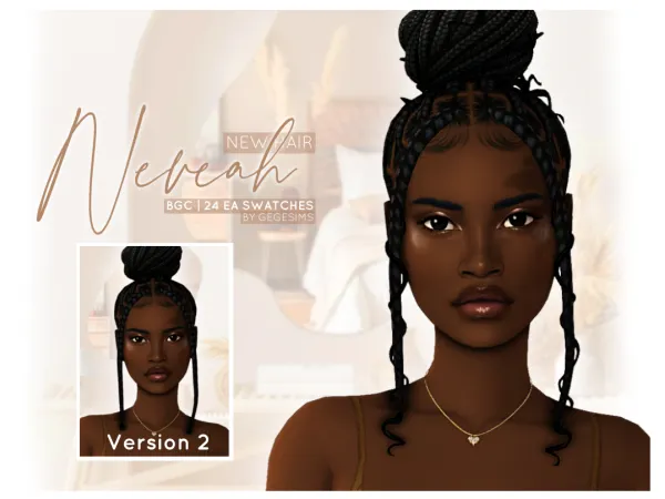 Neveah Hair by GegeSims