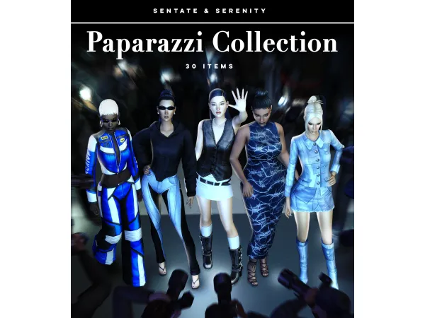 Maxis Match The Paparazzi Collection Serenity x Sentate (17 items) by Serenity update - The Sims 4 Custom Content