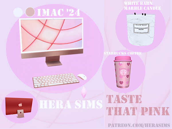 Alpha Taste that pink collection by herasims4 - The Sims 4 Custom Content