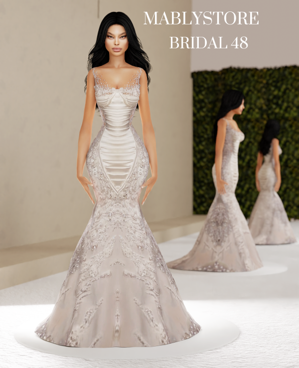 Alpha BRIDAL 48 by simsfinds - The Sims 4 Custom Content