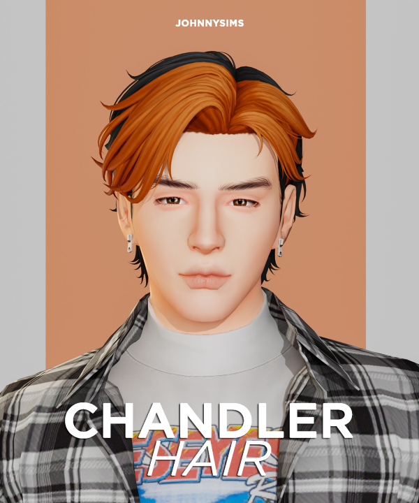 Maxis Match Chandler Hair by simsfinds - The Sims 4 Custom Content