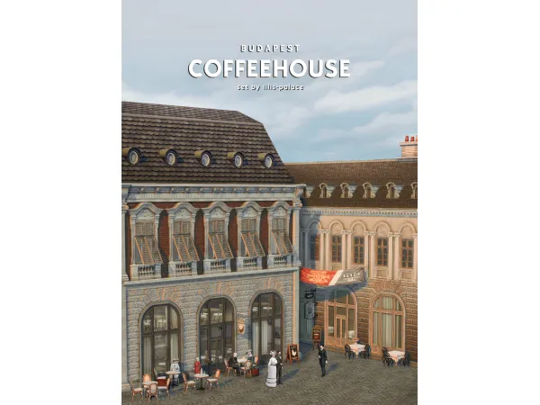 Maxis Match COFFEEHOUSE Set by Lili's Palace - The Sims 4 Custom Content