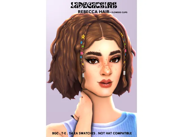Maxis Match REBECCA Hairstyle - The Sims 4 Custom Content