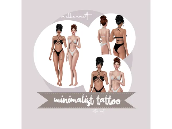 Minimalist Tattoo Set