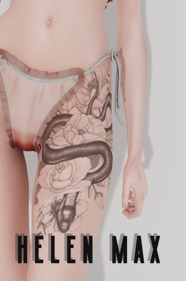 Mix Helen Max Tattoo by simsfinds - The Sims 4 Custom Content