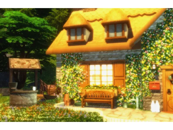 Maxis Match [gloomytrait] Cottagecore Flowers Set by simsfinds - The Sims 4 Custom Content