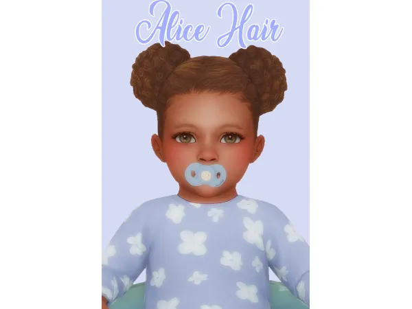 Maxis Match Alice Hair by JellyPaws - The Sims 4 Custom Content