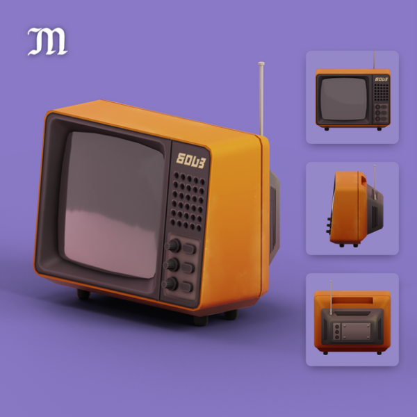 Maxis Match Thrifted TV by simsfinds - The Sims 4 Custom Content