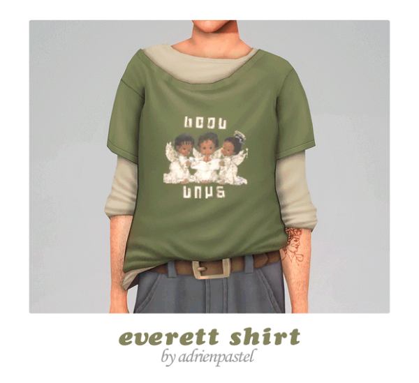 Maxis Match Everett Shirt Brian Jacket by simsfinds - The Sims 4 Custom Content