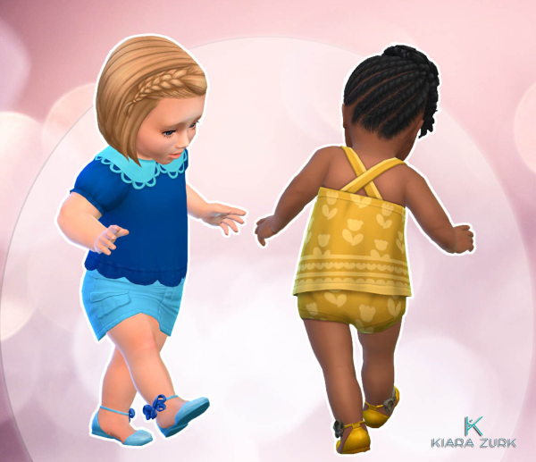 Maxis Match Bow Shoes for Infants by simsfinds - The Sims 4 Custom Content