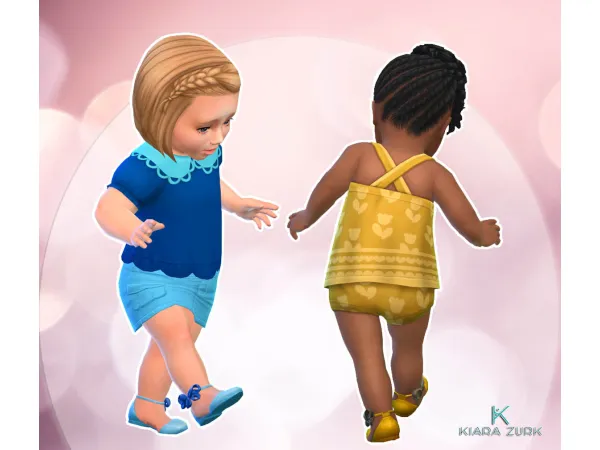 Maxis Match Bow Shoes for Infants - The Sims 4 Custom Content