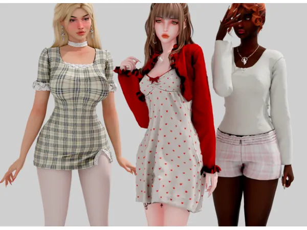 Alpha KITTEN COQUETTE COLLECTION 2 by ohmybunnny2 - The Sims 4 Custom Content