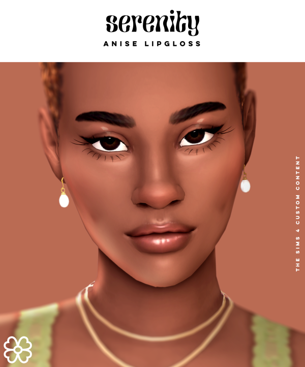 Maxis Match Anise Lipgloss (11 colors) by simsfinds - The Sims 4 Custom Content