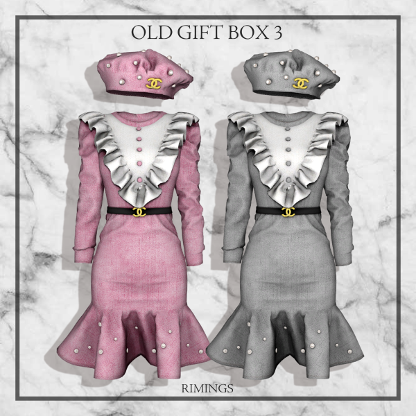 Alpha [RIMINGS] OLD GIFT BOX 3 by simsfinds - The Sims 4 Custom Content