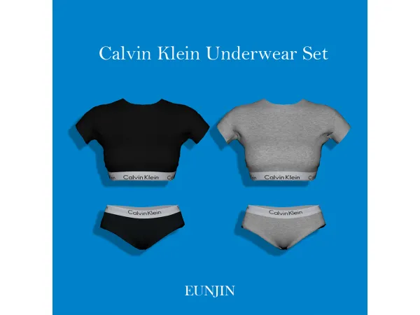 Alpha Calvin Klein Underwear Set - The Sims 4 Custom Content