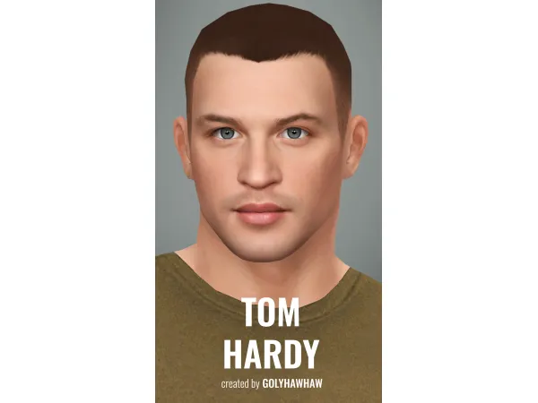 Alpha TOM HARDY SIM SKIN by Golyhawhaw - The Sims 4 Custom Content