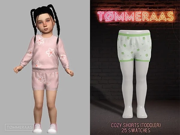 Alpha TØMMERAAS Cozy Shorts (Toddler) (52) by tommeraas - The Sims 4 Custom Content